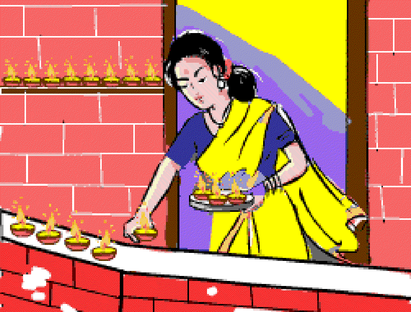 Deepavali: Festival of Lights [Illustrations by Anup Singh, Sudheer Nath, Shiju George]