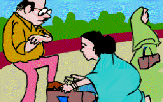 The Shoe-shine Women