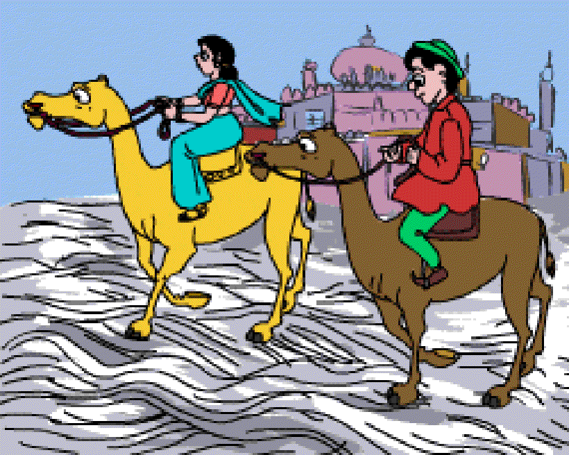 Ride the Camel [Illustration by Anup Singh]
