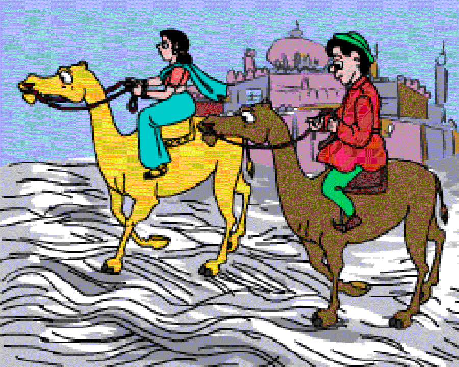 Ride the Camel [Illustration by Anup Singh]