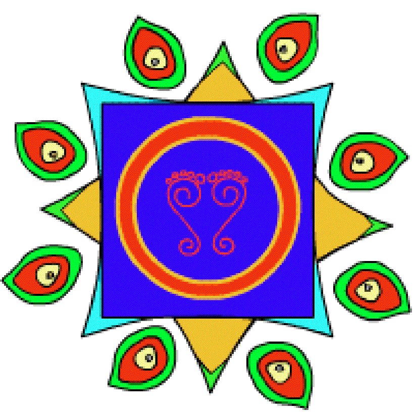 Alpana [Illustration by Anup Singh]