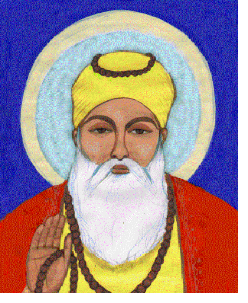 Shri Guru Nanak Dev [Illustration by Kusum Chamoli]