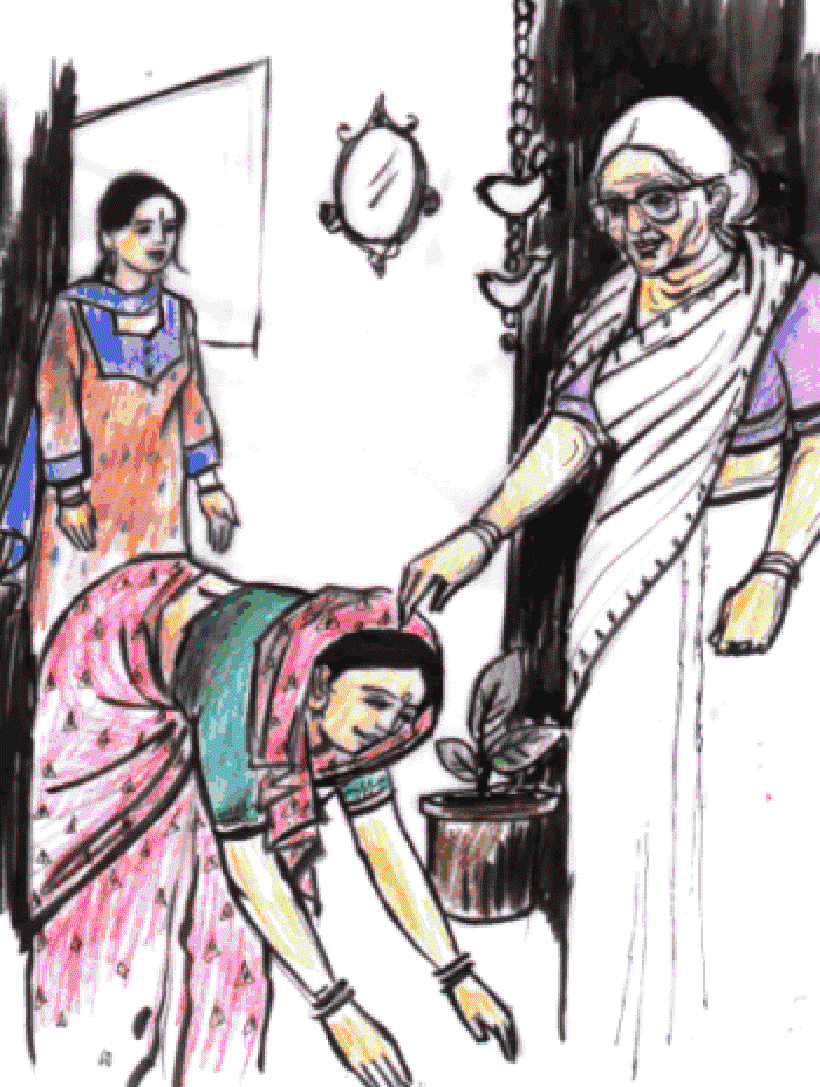 Dress Relief [Illustrations by Kusum Chamoli]
