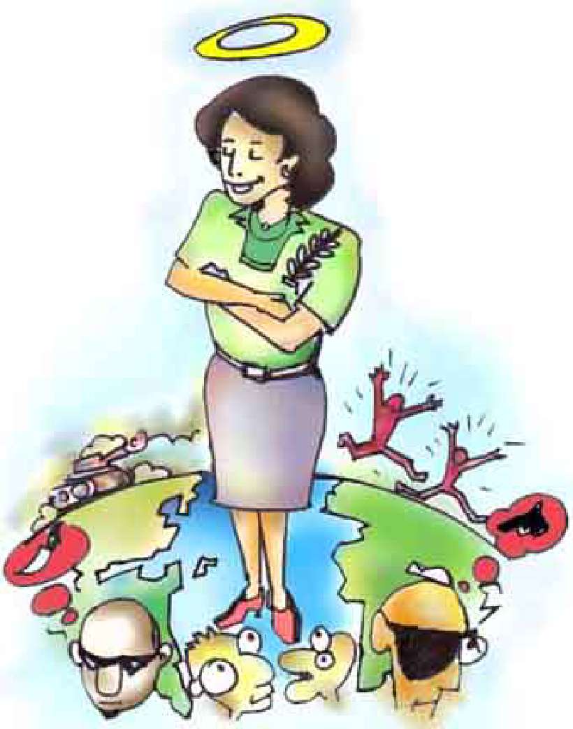 The Woman who was Not Afraid of Guns [Illustration by Nitin Vishwakarma]