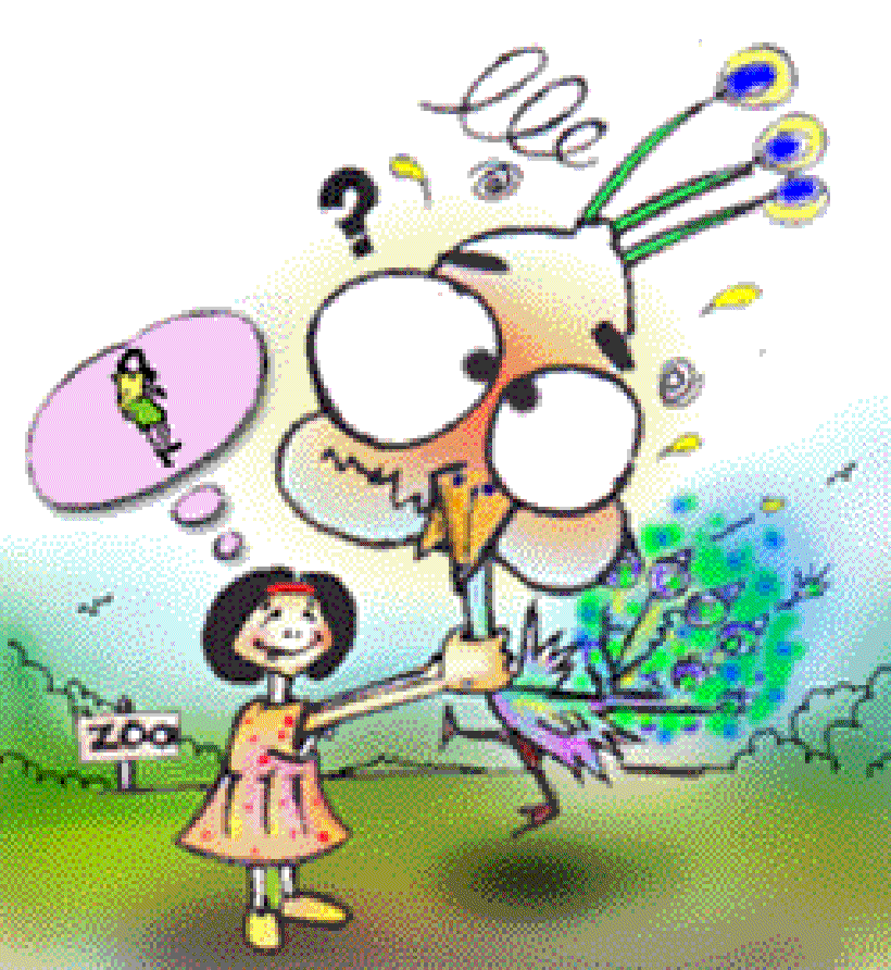 The Girl who Squeezed a Peacock [Illustrations by Nitin Vishwakarma]