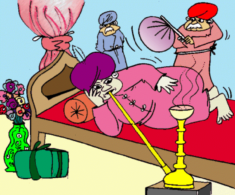 The Only Time when the Emperor Smoked [Ilustrations by Sudheer Nath]