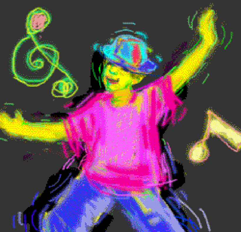 Don't Stop the Music, I Want to Dance [Illustration by Kusum Chamoli]