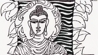 Illustration for Buddha Purnima