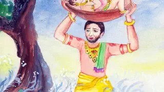 Illustration for Janamashtmi – The Day Krishna was Born