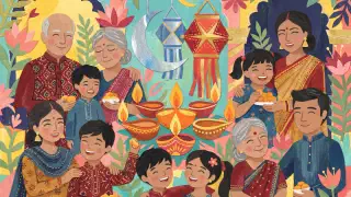 Illustration for Festive Layers