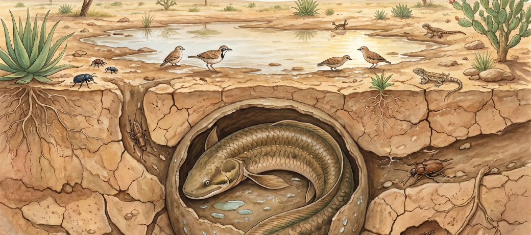Illustration for Fish That Live in the Desert