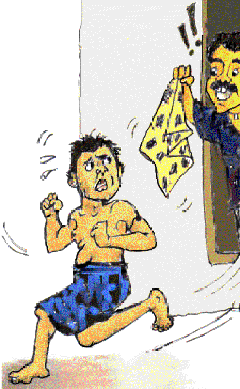 The Foolish Thief [Illustration by Kusum Chamoli]