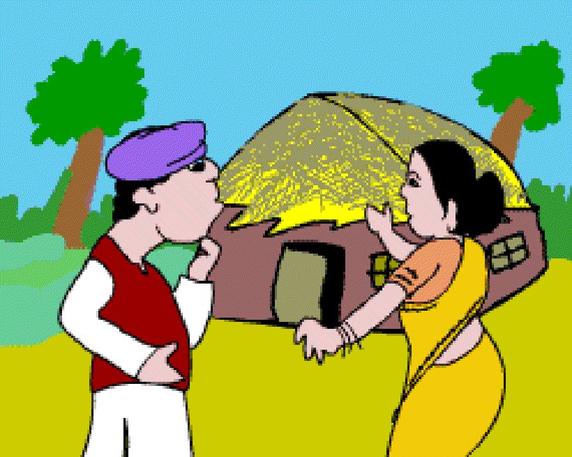 The Jester and the Straw Roof [Illustrations by Sudheer Nath]