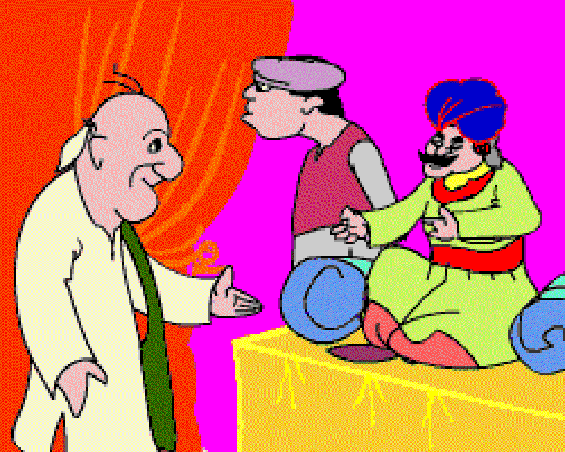 The Jester and the Stranger's Language [Illustrations by Sudheer Nath]