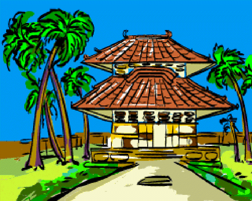 How The Coconut Came To Myanmar [Illustration by Anup Singh]