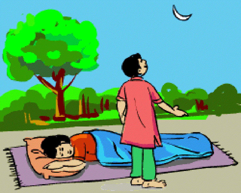 How the Moon was Created [Illustration by Anup Singh]