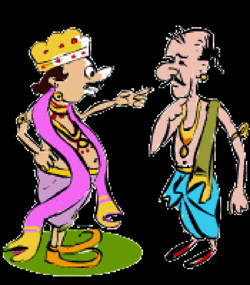 Tenali Rama the Messenger [Illustration by Shinod AP]