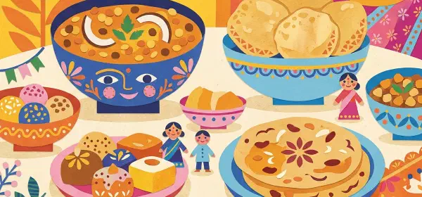 Illustration for Foods of the Festival