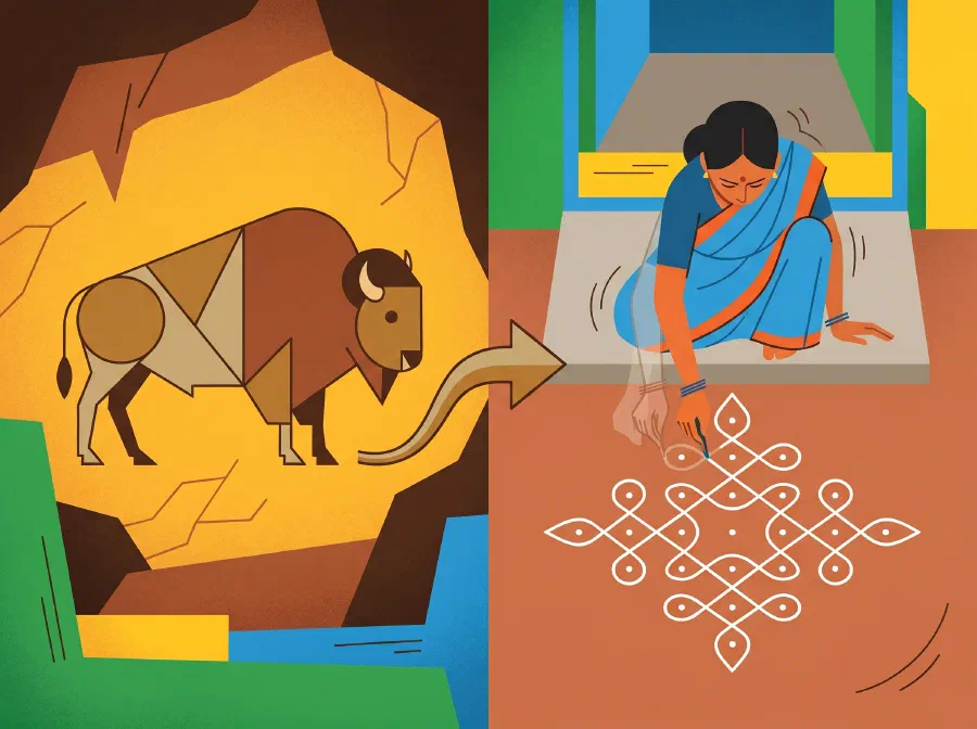 From Cave Drawings to Floor Drawings
