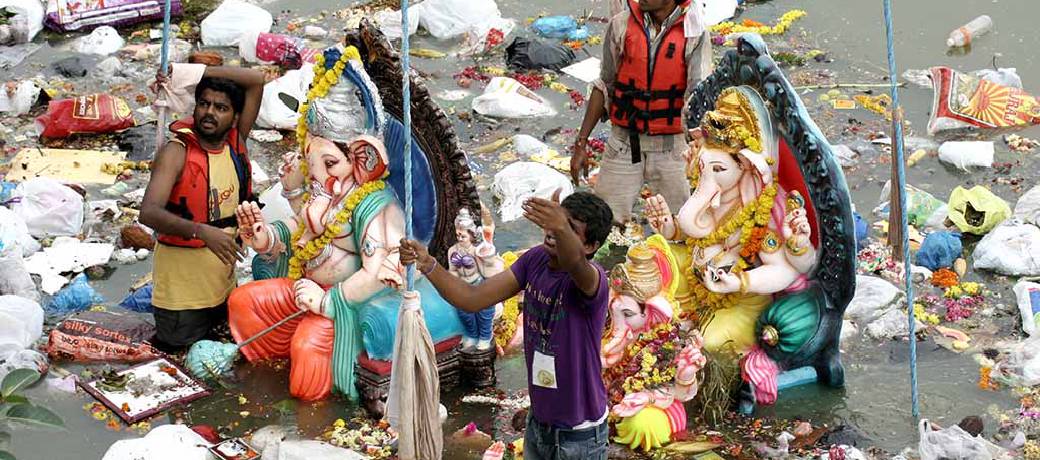 Save rivers, lakes from worshippers