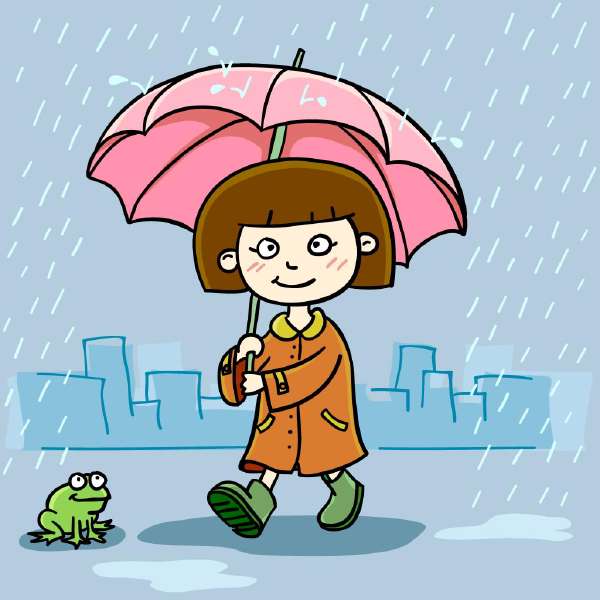 A girl with a frog: Where is Manbhavan?: - A story for kids