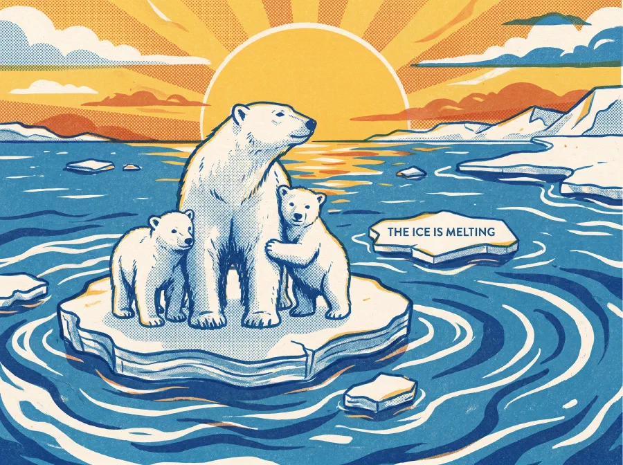 'Global Warming: Melting kingdom of the Polar Bear'
