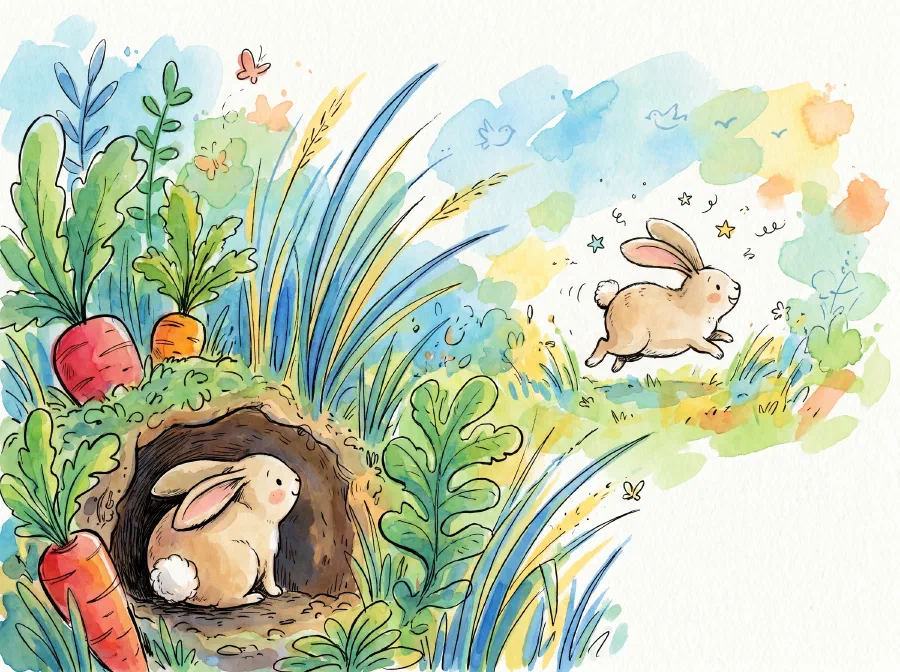 Golu Rabbit's Day Out