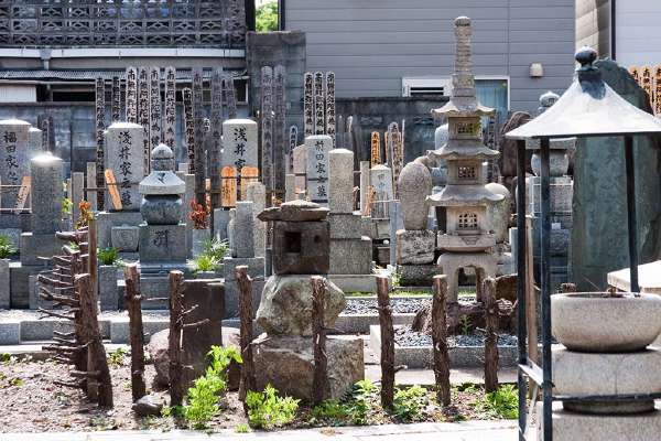 Graveyard in japan