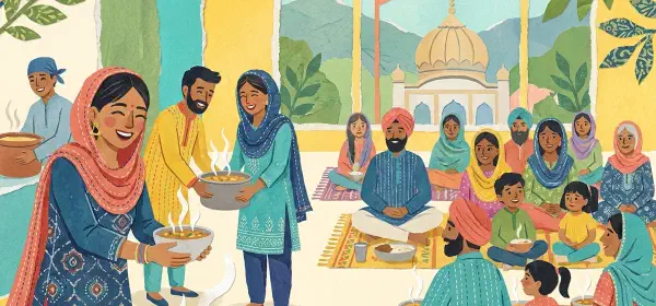 Illustration for Gurpurab – the birth of Guru Nanak