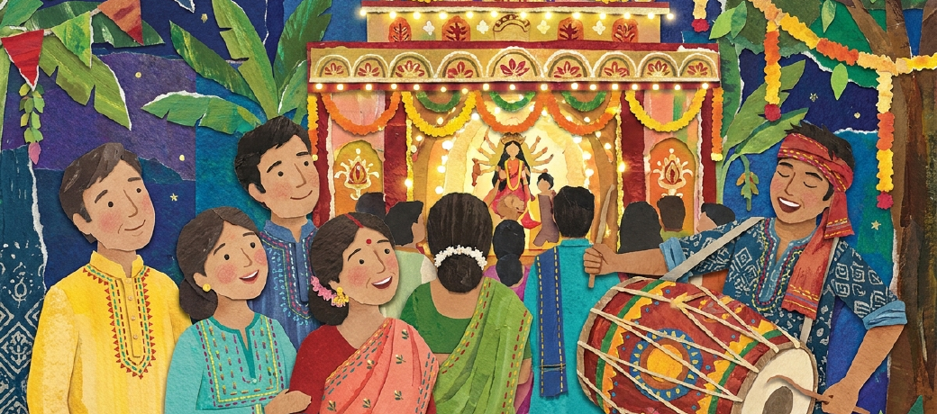 Illustration for Here Comes Pujo!