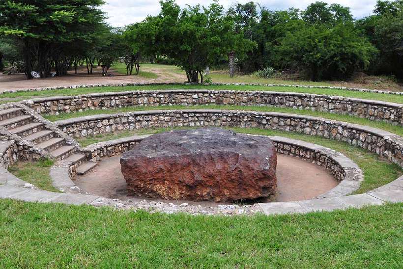 Hoba meteorite near Tsumeb, Namibia