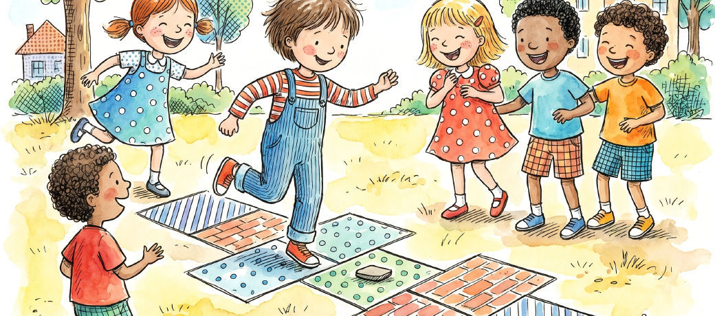 Illustration for Hopscotch