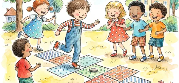Illustration for Hopscotch