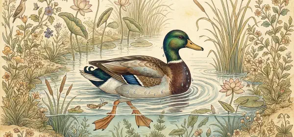 Illustration for How do Ducks Stay in Water and not Get Wet?