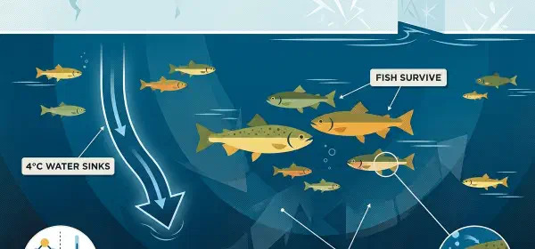 Illustration for How Do Fish Survive in Icy Waters?