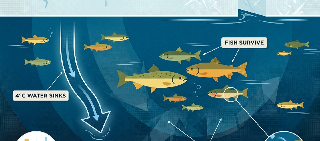 Illustration for How Do Fish Survive in Icy Waters?
