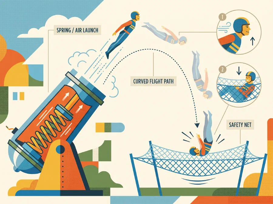 How do Human Cannonballs Fly?