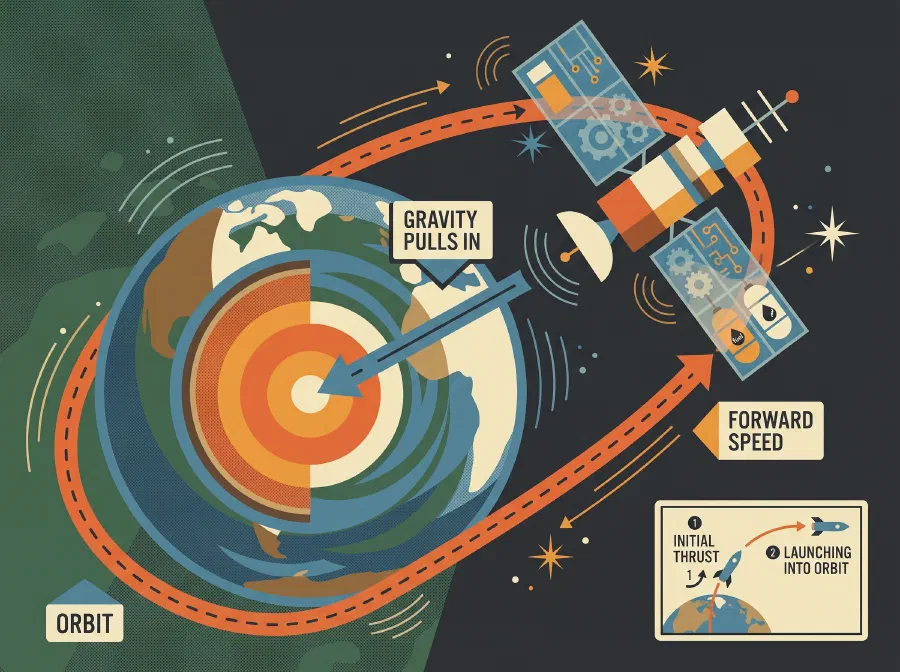 How do Satellites Stay Up?