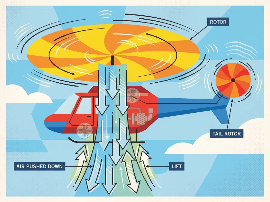How Does a Helicopter Hover?