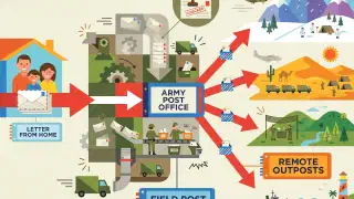 Illustration for How does the Army Post Office System Work?