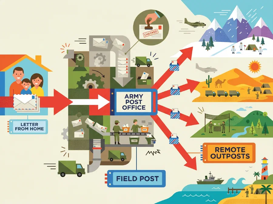 How does the Army Post Office System Work?