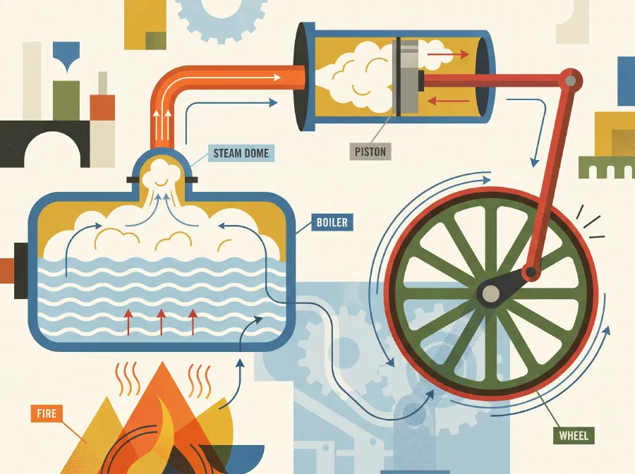 How Does the Steam Engine Work?