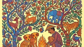 Illustration for How Man and Dog Became Friends