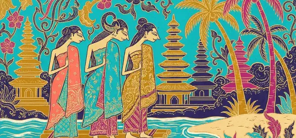 Illustration for How The Coconut Came To Myanmar