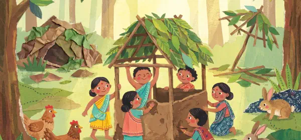 Illustration for How the First House was Built