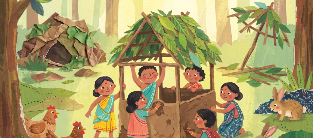 Illustration for How the First House was Built