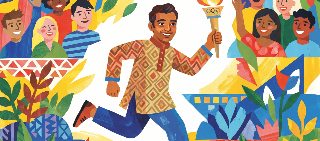 Illustration for I Carried the Olympic Torch