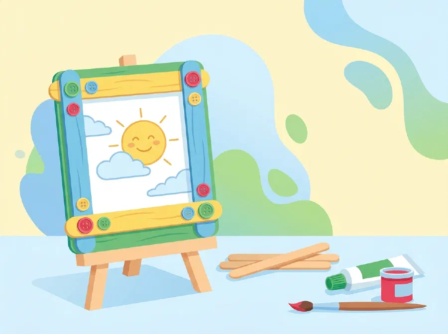 Ice Cream Stick Photo Frame