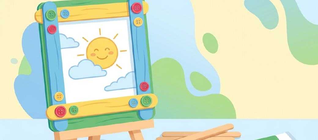 Ice Cream Stick Photo Frame
