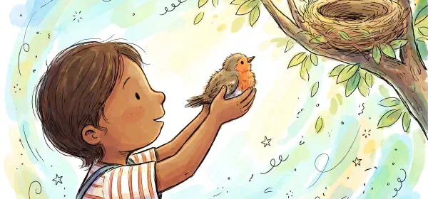 Illustration for If I Can Stop One Heart from Breaking